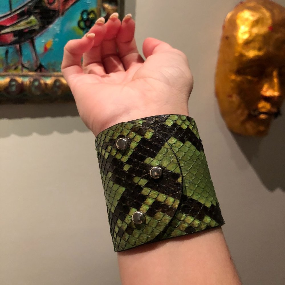 David Hall Hodges Custom Genuine Python Cuff - image 3
